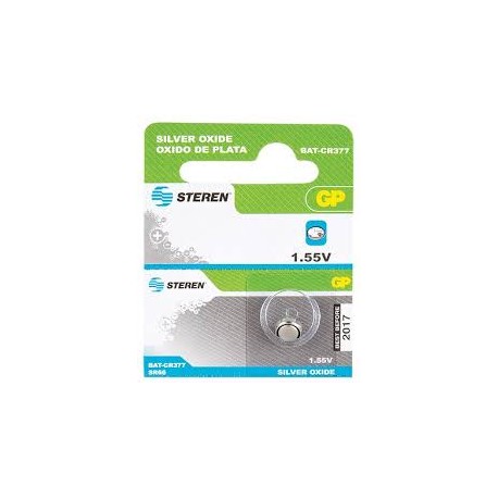 PILA (BATERIA) DE OXIDO DE PLATA DE 1.55V, PARA  RELOJ