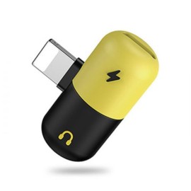 ADAPTADOR SPLITER CARGA Y ESCUCHAS MUSICA AL  MISMO TIEMPO.