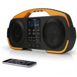 BOCINAS MP3, PARY BOX MEMOREX NW5552  AMARILLAS