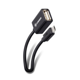 CABLE MICRO USB MACHO A USB HEMBRA OTG  CABSTA1240