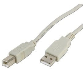 CABLE USB A PLUG TO B PLUG 2.0 DE 4.5MTS
