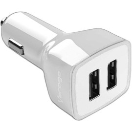 CARGADOR DE AUTO AL ENCENDEDOR DOBLE SALIDA  USB
