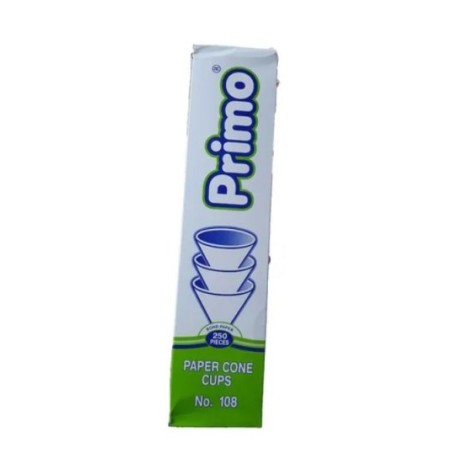 CONO PRIMO PARA AGUA DEL 108 CON 250PZAS